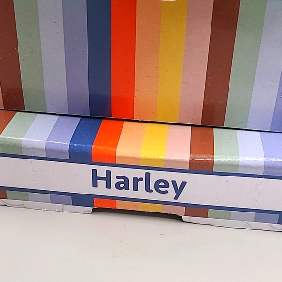 Lane Pink and Mint Bunny Plush Toy Named Harley, NIB - Picture 5 of 8